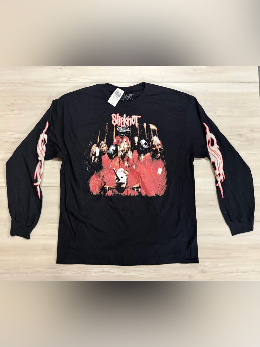 Slipknot black long sleeve graphic tee